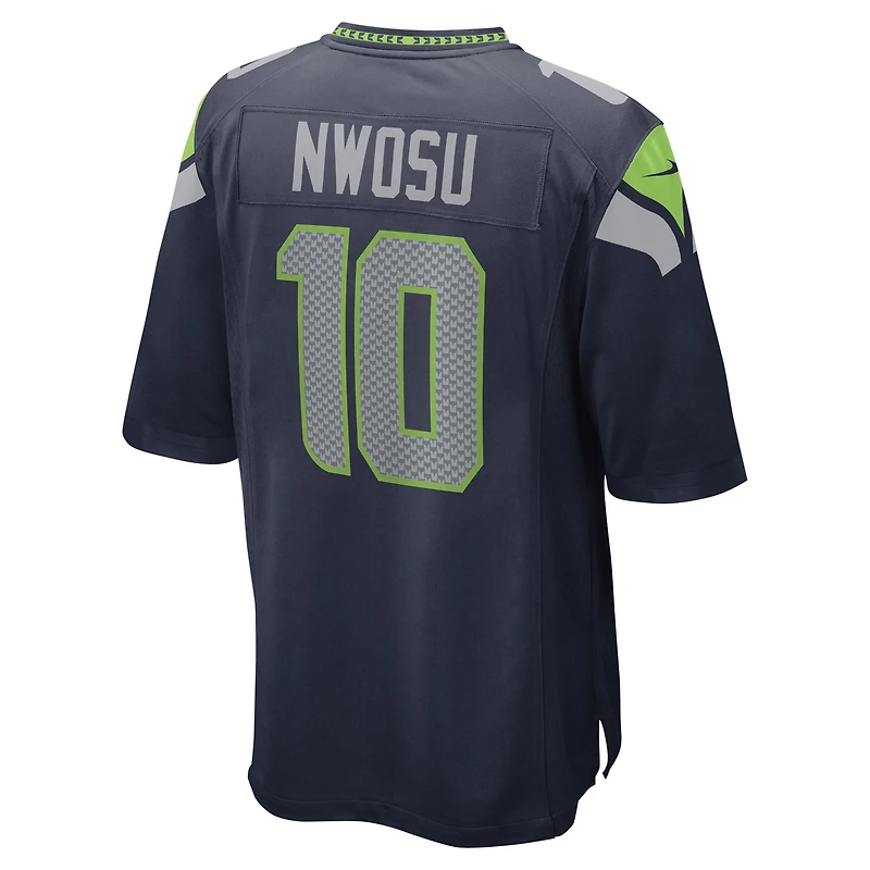 Maillot de joueur jeu Nike Uchenna Nwosu College Navy pour hommes, Seattle Seahawks
