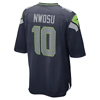 Maillot de joueur jeu Nike Uchenna Nwosu College Navy pour hommes, Seattle Seahawks