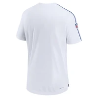 Men's Nike White Seattle Seahawks Sideline Alternate Logo Coach Performance Top