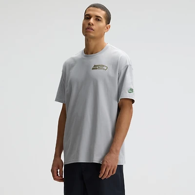 Men's Nike  Wolf Gray Seattle Seahawks 2025 Rivalries Collection Essential Max90 T-Shirt