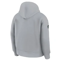 Men's Nike  Wolf Gray Seattle Seahawks 2025 Rivalries Collection Oversized Tech Fleece Hoodie