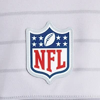 Polo Nike Dri-FIT rayé gris loup pour homme, collection Rivalités 2025 des Seattle Seahawks