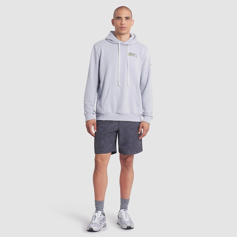 Sweat à capuche Nike gris loup pour homme, collection Rivalries 2025 des Seattle Seahawks, édition standard
