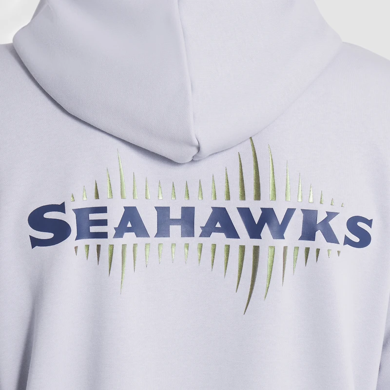 Sweat à capuche Nike gris loup pour homme, collection Rivalries 2025 des Seattle Seahawks, édition standard