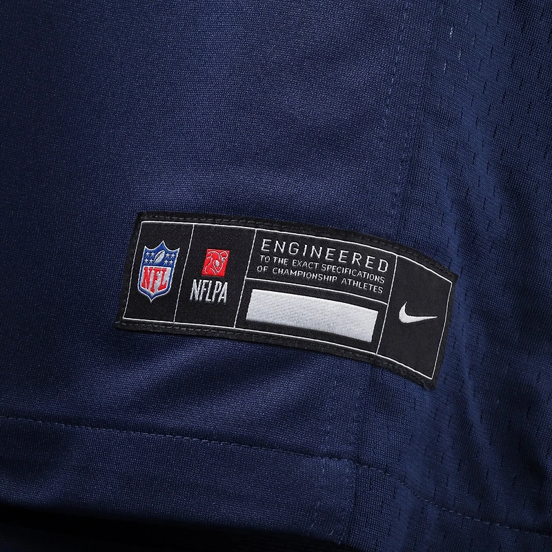Maillot de match Nike Zach Charbonnet College Navy des Seattle Seahawks pour homme