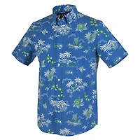 Chemise boutonnée rétro Kekai Performance pour homme, bleu, Reyn Spooner, des Seattle Seahawks