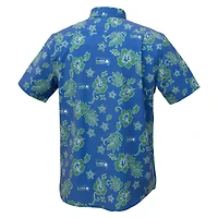 Chemise boutonnée Kekai Performance bleu marine des Seattle Seahawks, modèle Reyn Spooner College pour homme