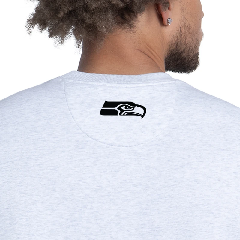 Sweat-shirt polaire Starter Ash Seattle Seahawks Faceoff pour homme