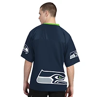 Men's Starter  College Navy/White Seattle Seahawks Short Sleeve & Long T-Shirt Combo Pack