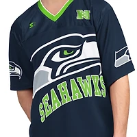 Men's Starter  College Navy/White Seattle Seahawks Short Sleeve & Long T-Shirt Combo Pack