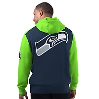 Sweat à capuche bleu marine pour homme Starter College des Seattle Seahawks Extreme