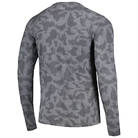 T-shirt à manches longues pour hommes Starter Heather Charcoal Seattle Seahawks mi-temps