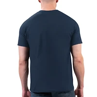 T-shirt bleu marine avec slogan des Seattle Seahawks pour homme