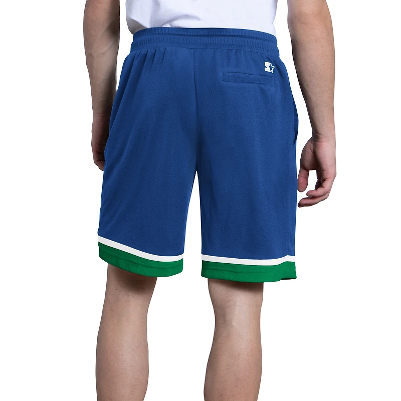 Short de sport en maille Starter Royal Seattle Seahawks Throwback Power Play pour homme