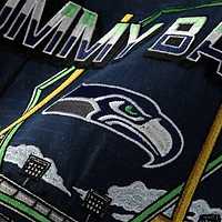 Men's Tommy Bahama  College Navy Seattle Seahawks Endzone Paradise COOLMAX Button-Up Shirt