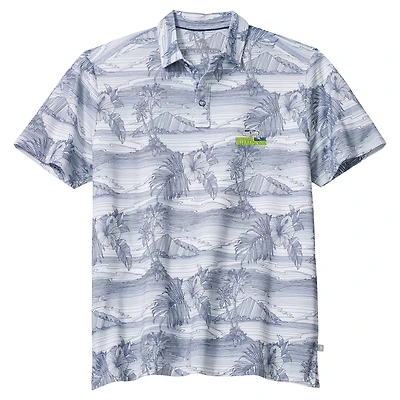 Polo Tommy Bahama College Navy Seattle Seahawks Champions du Super Bowl LX Corsica Coast IslandZone pour homme