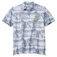 Polo Tommy Bahama College Navy Seattle Seahawks Champions du Super Bowl LX Corsica Coast IslandZone pour homme