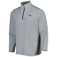 Veste à demi-fermeture éclair Tommy Bahama Seattle Seahawks On Deck IslandZone grise pour homme