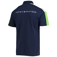 Men's Tommy Hilfiger College Navy/Neon Green Seattle Seahawks Logan Polo