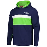 Men's Tommy Hilfiger College Navy Seattle Seahawks Morgan Long Sleeve Hoodie T-Shirt