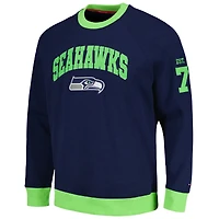 Sweat-shirt Tommy Hilfiger College Navy Seattle Seahawks Reese Raglan Tri-Blend pour hommes