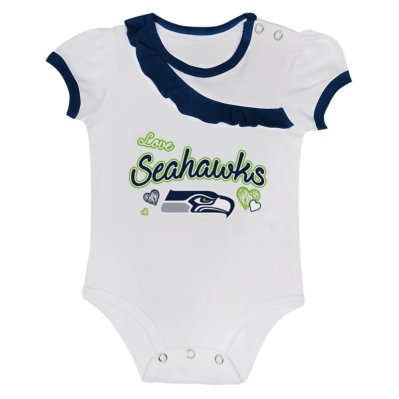 Newborn & Infant Seattle Seahawks Love My Team Bodysuit Skirt Set