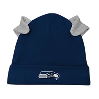 Ensemble pantalon et chapeau pour nouveau-né bébé blanc/Seahawks de Seattle Dream Team
