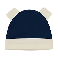 Newborn Outerstuff College Navy Seattle Seahawks Little Champ Three-Piece Long Sleeve Bodysuit, Pants and Cuffed Hat Set