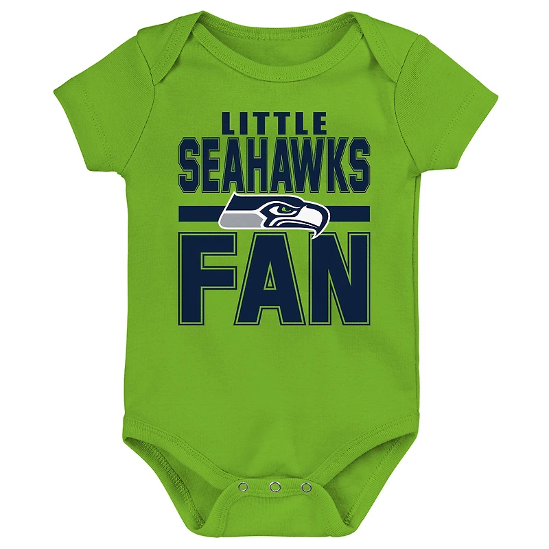 Ensemble 3 pièces pour nouveau-né Outerstuff Seattle Seahawks Little Tike