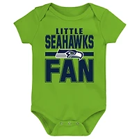 Ensemble 3 pièces pour nouveau-né Outerstuff Seattle Seahawks Little Tike