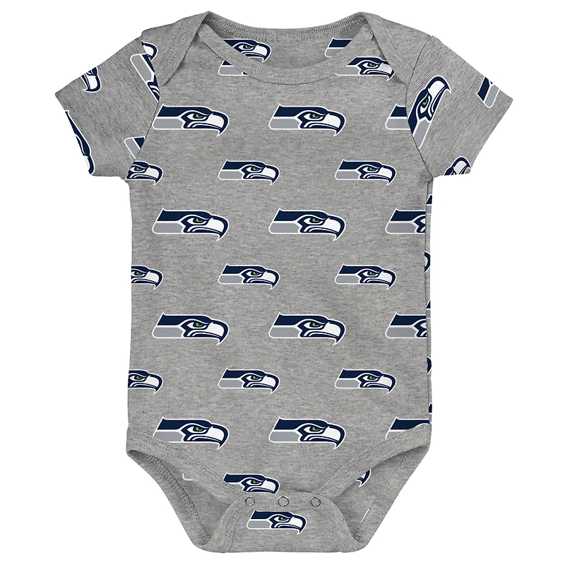 Ensemble 3 pièces pour nouveau-né Outerstuff Seattle Seahawks Little Tike