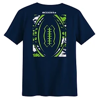 T-shirt The Blitz des Seattle Seahawks de la marine universitaire préscolaire