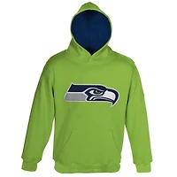 Preschool Neon Green Seattle Seahawks Fan Gear Prime Pullover Hoodie
