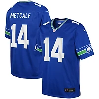 Maillot de match Nike DK Metcalf Royal Seattle Seahawks pour enfants d'âge préscolaire