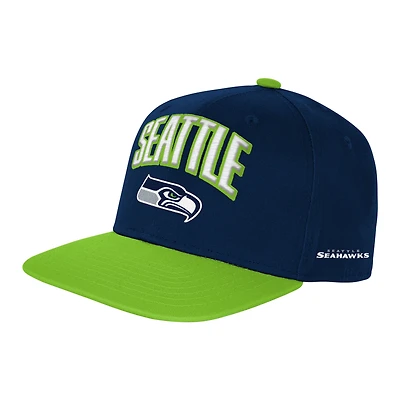 Preschool Outerstuff College Navy Seattle Seahawks Essentials Snapback Hat