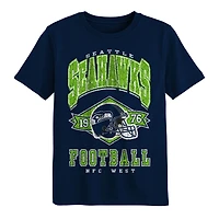 Preschool Outerstuff  College Navy Seattle Seahawks Kick Off T-Shirt