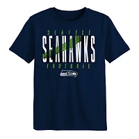 Preschool Outerstuff College Navy Seattle Seahawks Posterize T-Shirt