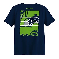 Preschool Outerstuff College Navy Seattle Seahawks Posterize T-Shirt