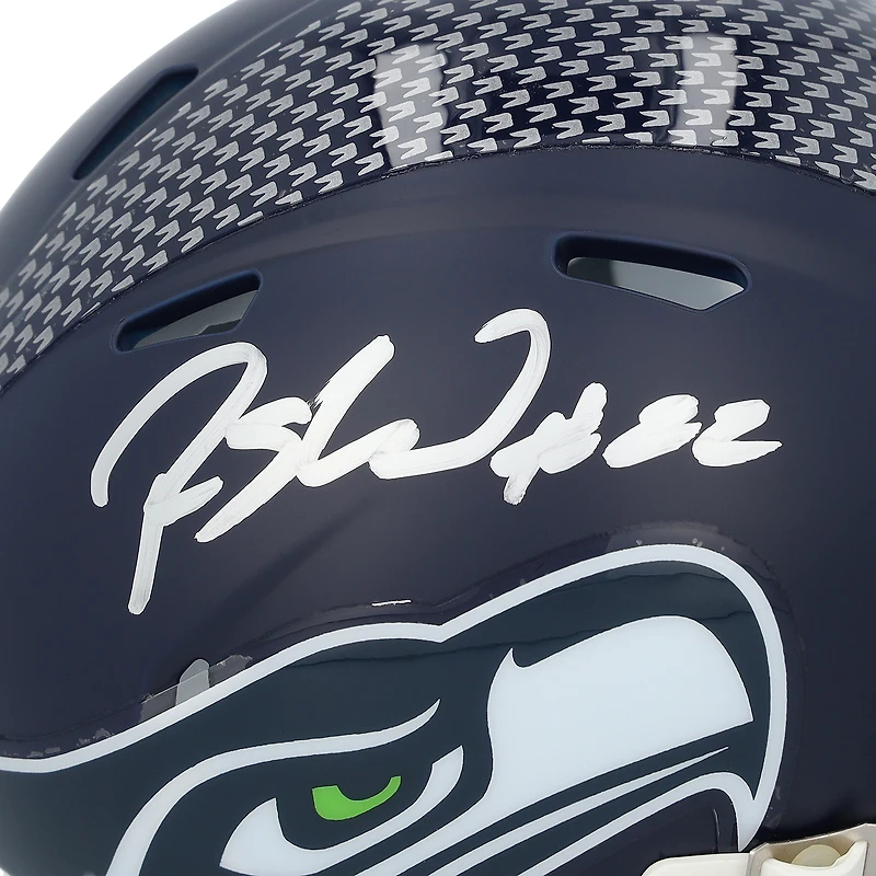 Rashid Shaheed Seattle Seahawks Autographed Super Bowl LX Champions Riddell Speed Mini Helmet