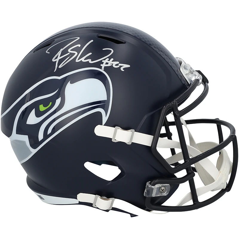 Casque réplique Riddell Speed ​​autographié par Rashid Shaheed, des Seahawks de Seattle, champions du Super Bowl LX