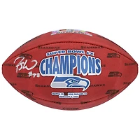 Rashid Shaheed Seattle Seahawks Autographed Super Bowl LX Champions Wilson Duke Football