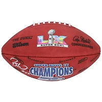 Rashid Shaheed Seattle Seahawks Autographed Super Bowl LX Champions Wilson Duke Football