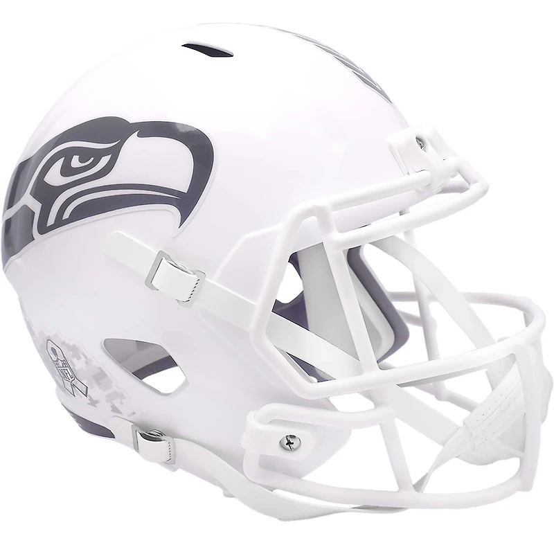 Casque réplique Riddell Seattle Seahawks 2024 Salute To Service Speed