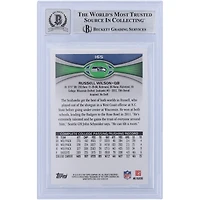 Russell Wilson Seattle Seahawks Autographié 2012 Topps #165 Beckett Fanatics Witnessed Authentifié 9/10 Rookie Card