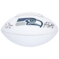 Sam Darnold & Cooper Kupp Seattle Seahawks Autographed Franklin White Panel Football