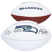 Sam Darnold & Cooper Kupp Seattle Seahawks Autographed Franklin White Panel Football