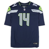 Maillot Nike bleu marine dédicacé par Sam Darnold des Seattle Seahawks