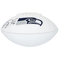 Ballon de football Jardin White Panel autographié par Sam Darnold des Seattle Seahawks