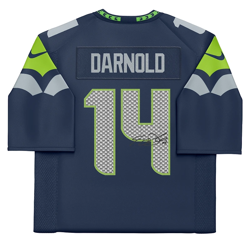 Sam Darnold Seattle Seahawks Autographed Navy Nike Elite Jersey  