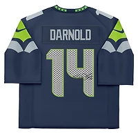 Sam Darnold Seattle Seahawks Autographed Navy Nike Elite Jersey  